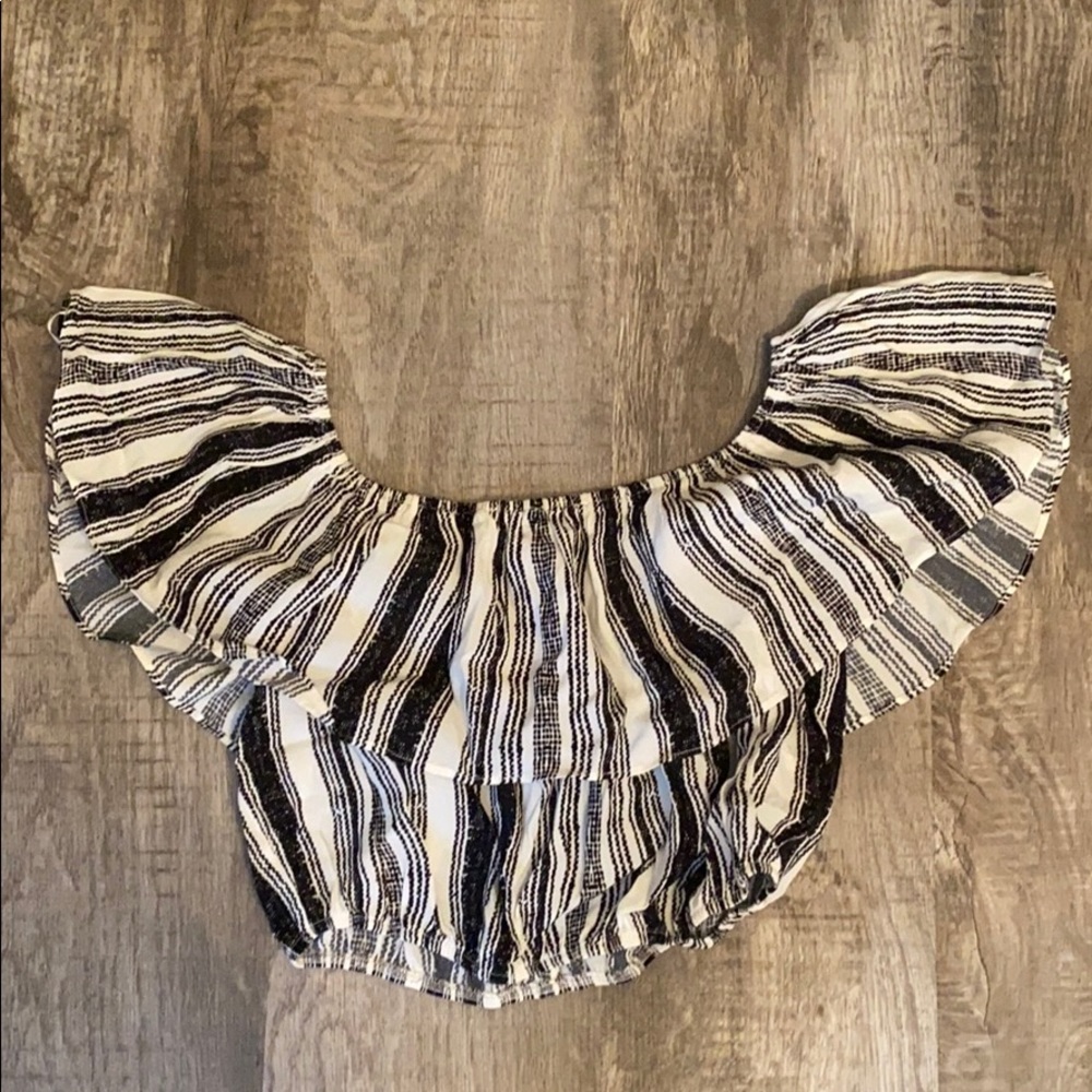 Off the shoulder crop top